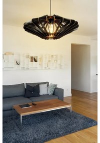 Luster na lanku 1xE27/60W/230V čierna pr. 47 cm