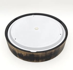 Stropné kúpeľňové svietidlo OAK SMOKY 3xE27/15W/230V IP54, 37,5 cm, dub/hnedá