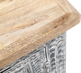 furniture-nabytek.cz - Masívna umývadlová skrinka Santa Cruz z dreva Holz - Mango, lakovaná, šedá