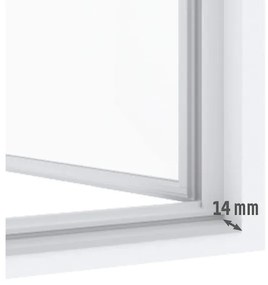Livarno home Hliníková sieťka proti hmyzu na dvere, 1,0 x 2,1 m (biela)  (100345274)