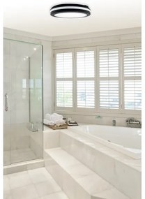 Top Light - LED kúpeľňové stropné svietidlo COMET LED/40W/230V IP54 čierne pr. 40 cm