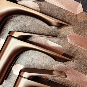 Rea Avalon, vysoká umývadlová batéria h-305, medená matná, REA-B0493