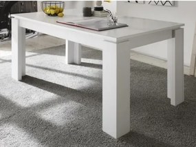 Jedálenský stôl Universal 160x90 cm, biely%