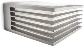 Philips - Vonkajšie nástenné svietidlo SHADES 1xE27/15W/230V IP44 šedá