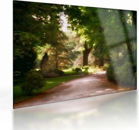 Sklenený obraz parku (70x50 cm)