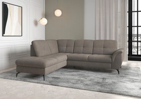 XXXLutz ROHOVÁ SEDAČKA, textil, bahenná hnedá Sit & More - Sedačky - 000144013396