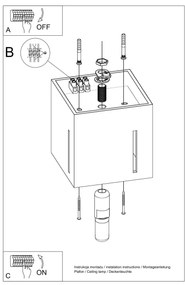 Stropné svietidlo Pixar, 1x sivé kovové tienidlo