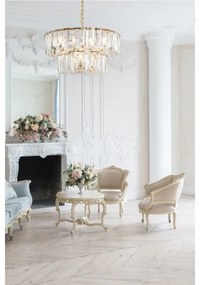 Maytoni MOD043PL-12G - Luster na reťazi PUNTES 12xE14/40W/230V zlatá