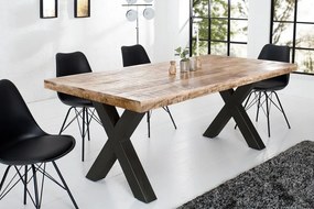 Jedálenský stôl Iron Craft 160cm Mango natur 70mm