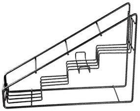 Kovový stojan na fľaše Kov