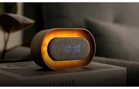 Digitálny budík Lumos Walnut – Gingko
