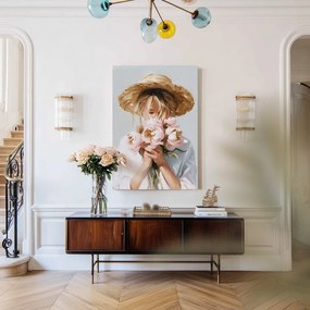 Obraz s ručne maľovanými prvkami 70x100 cm Estelle – Styler