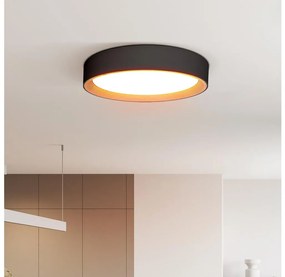 Solight WO8016 - LED Stm. strop. svietidlo LARIOS LED/48W/230V+DO pr.39 cm čierna