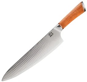Kuchařský nůž Chef 205 mm SOK Olive Sunshine Damascus