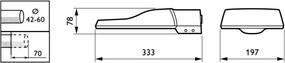 Philips - LED pouličné svietidlo CORELINE MALAGA LED/25W/230V 4000K IP65