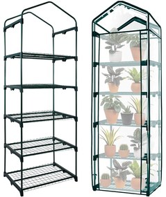 Záhradná skleníková polica 70 X 50 X 200 cm SPRINGOS GT0007