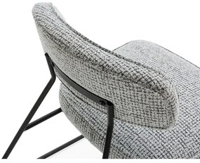 Čierno-biele kreslo Elon – Marckeric