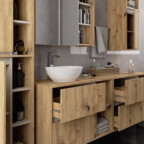Závesná skrinka pod umývadlo VAMI 90 cm - výber z 6 prevedení