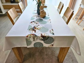 Dekorstudio Veľkonočný behúň s potlačou - Vzor 6 Rozmer behúňa (šírka x dĺžka): 40x110cm
