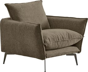 XXXLutz KRESLO, textil, hnedá Livetastic - Online Only obývacie izby - 001968010001