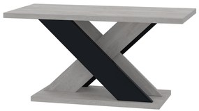 Konferenčný stolík Xalin (svetlosivá + čierna). Vlastná spoľahlivá doprava až k Vám domov. 1055277