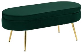 Luxusný taburet NOBLIN TYP 2 Farba: Smaragdová