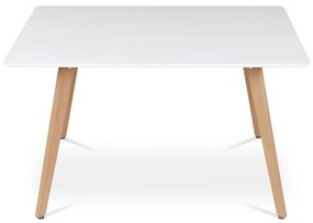 Autronic BONTEC Jedálenský stôl 120x80cm, mdf DT-313 WT Farba: Biela