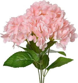 Ružová umelá kvetina hortenzie Hydrangea - 23*23*45 cm