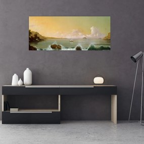 Obraz - Martin Johnson Heade, Rio de Janeiro Bay, reprodukcia (120x50 cm)