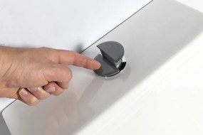 Sapho Sapho, DARIO RIMLESS WC kombi misa s nádržkou, spodný/zadný odpad, biela, MC102