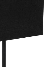 Moderná stolná lampa čierna s tienidlom z látky čierna so zlatom - VT 1