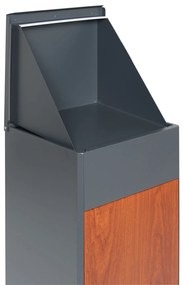Poštová schránka na listy a balíky, sivá, 810 x 377 x 372 mm