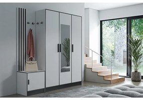 Predsieňový nábytok Roj PP53 + SDS53 + SZ3D biely