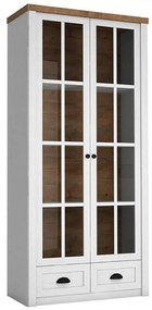 Vitrína Prowansja W2S borovica andersen/dub lefkas