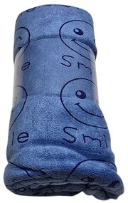 Rýchloschnúca osuška pre deti BERGO BLUE 70x140 cm