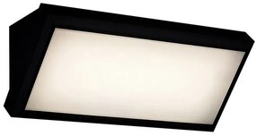 RABALUX 7282 Rapla exteriérové nástenné svietidlo LED 12W/1000lm 4000K IP54 čierna, biela