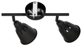 Bodové svietidlo FIONA 2xE14/8W/230V čierna