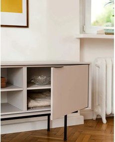 Sivobéžový TV stolík 189x61x42 cm Mod – noo.ma