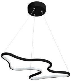 LED luster na lanku ARTISAN LED/36W/230V 4000K čierny
