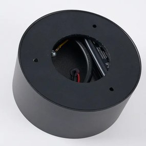 BRILAGI - LED Vonkajšie stropné svietidlo FORIS LED/9W/230V pr. 9 cm čierna IP44