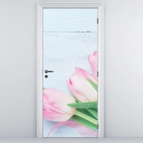 Fototapeta na dvere - Kytica tulipánov (95x205cm)