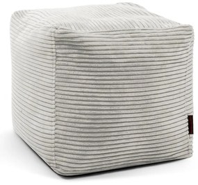 Krémový menčestrový sedací vak Up! MooG – SLOWDOWN