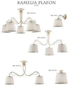 Jupiter 1355 - KM K E - Nástenné svietidlo KAMELIA 1xE27/60W/230V