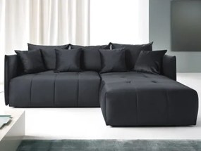 Rohová sedacia súprava Magic, antracitová látka%