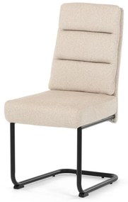 Jídelní židle, béžová, jemně hrubá látka, DCL-P3107 CRM2