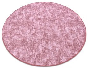 KOBEREC - okrúhly SOLID špinavo ružová 60 BETON Veľkosť: kruh 100 cm