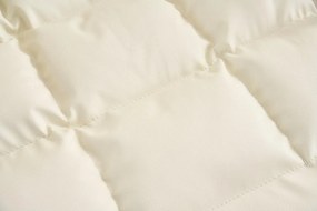 Hojdacie kreslo s 5-stupňovým nastavením, polstrovaná, biela