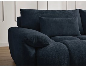 Tmavomodrá ženilková pohovka 264 cm Ivane – Bobochic Paris