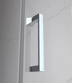 BPS-koupelny Obdĺžnikový sprchovací kút HYD-OK03D 120x100 chróm/transparent - bez vaničky