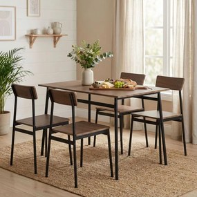 Sada nábytku do jedálne, kuchyne, stôl, 4 stoličky MALMO